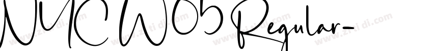 NYC W05 Regular字体转换 NYC W05 Regular字体转换